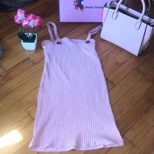 Light pink mini dress